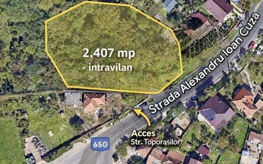TEREN INTRAVILAN | 2407 MP | RÂMNICU VÂLCEA